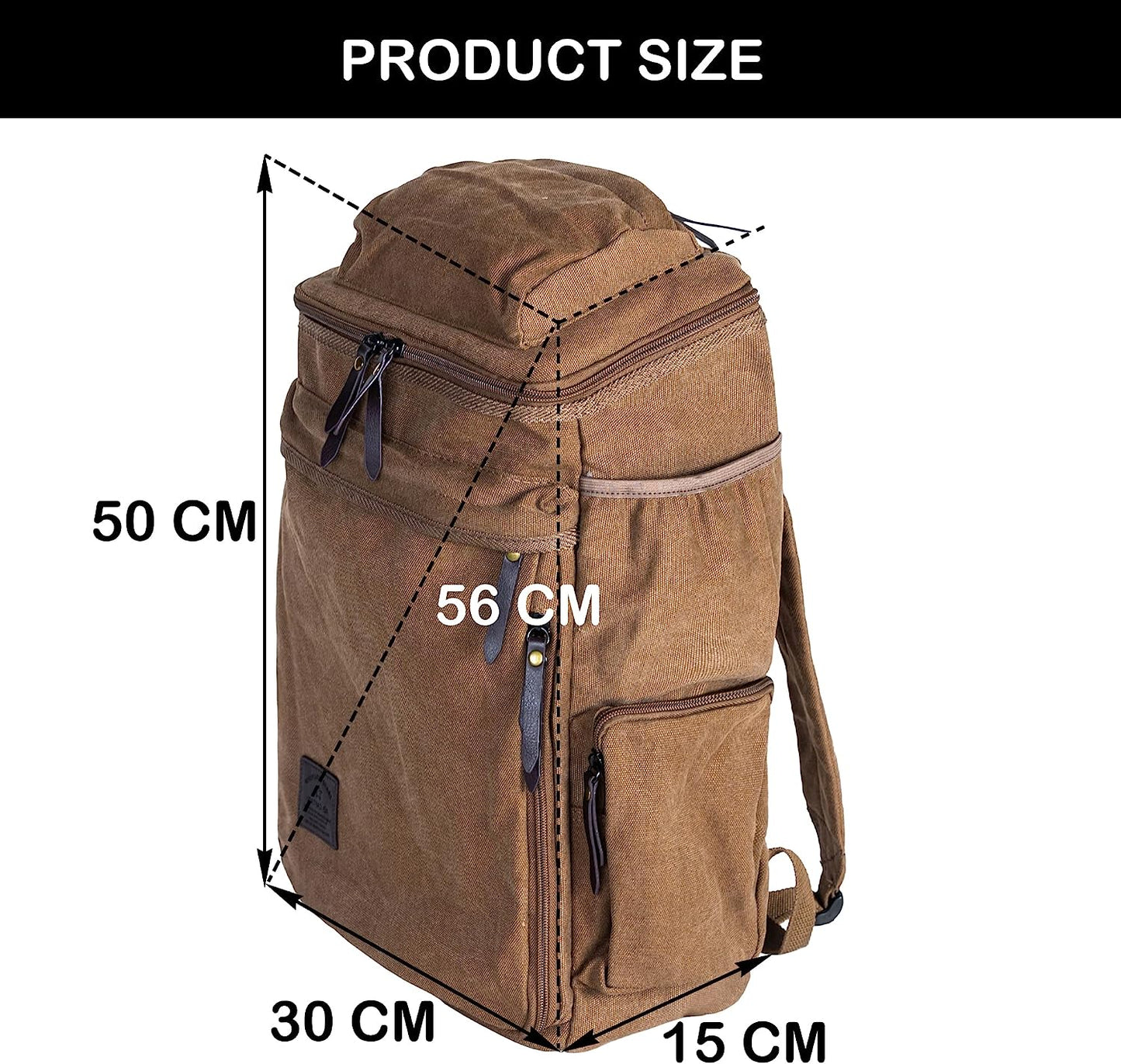 Cango Canvas Travel & Multipurpose Backpack