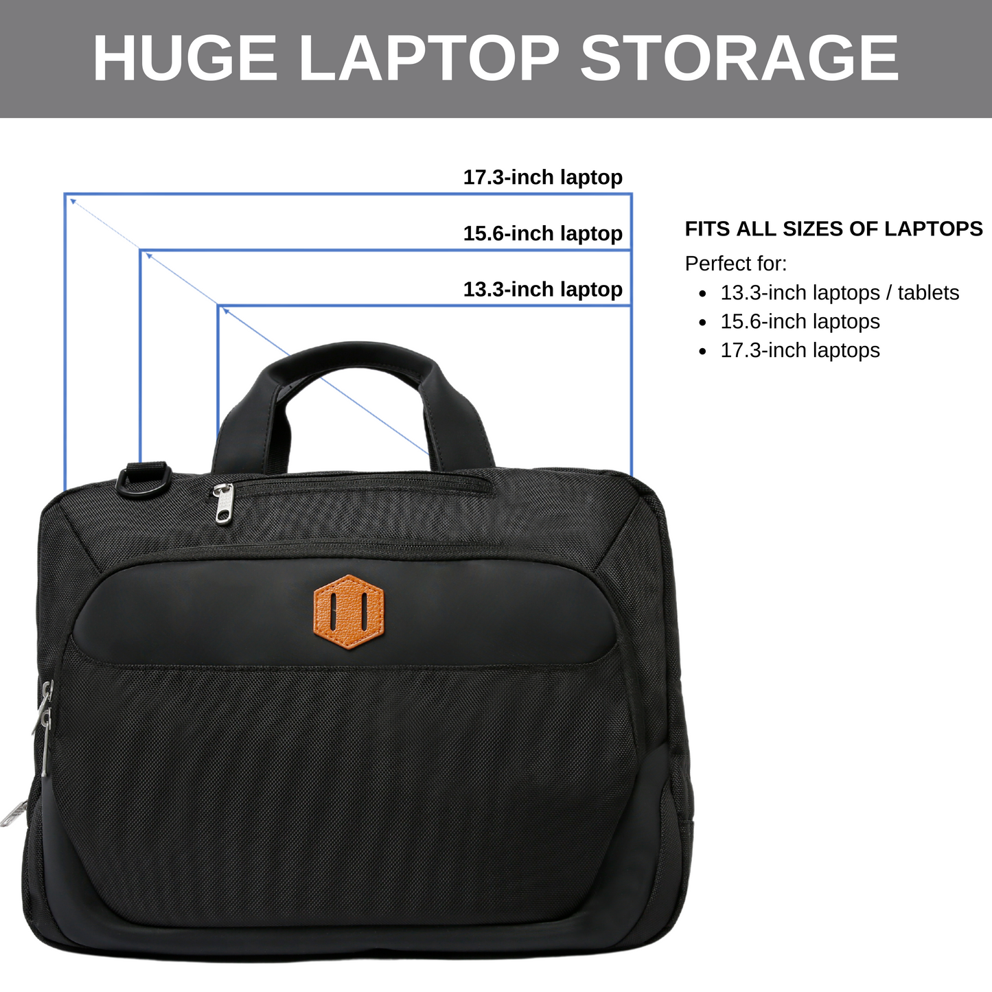 Signature Laptop Side Bag with Free Shoulder Strap